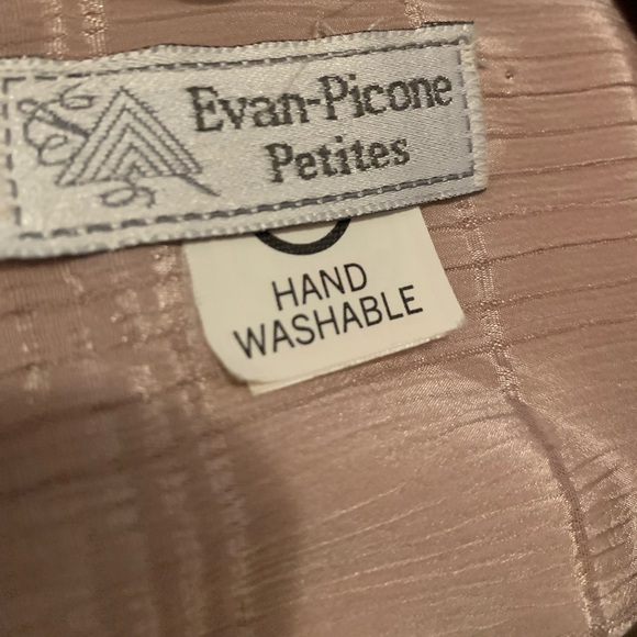 NWT Vintage Dead Stock Stripped Pussy Bow Beige Blouse - Picture 16 of 16